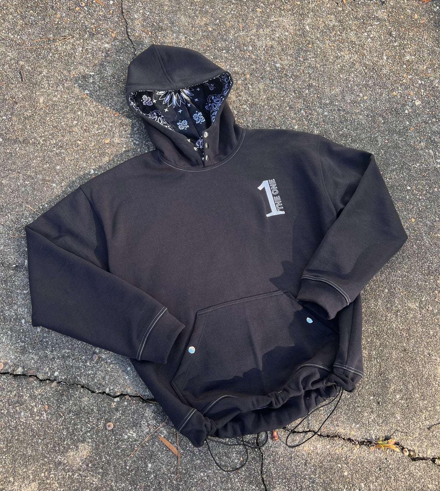 The One - Black Bandana Hoodie